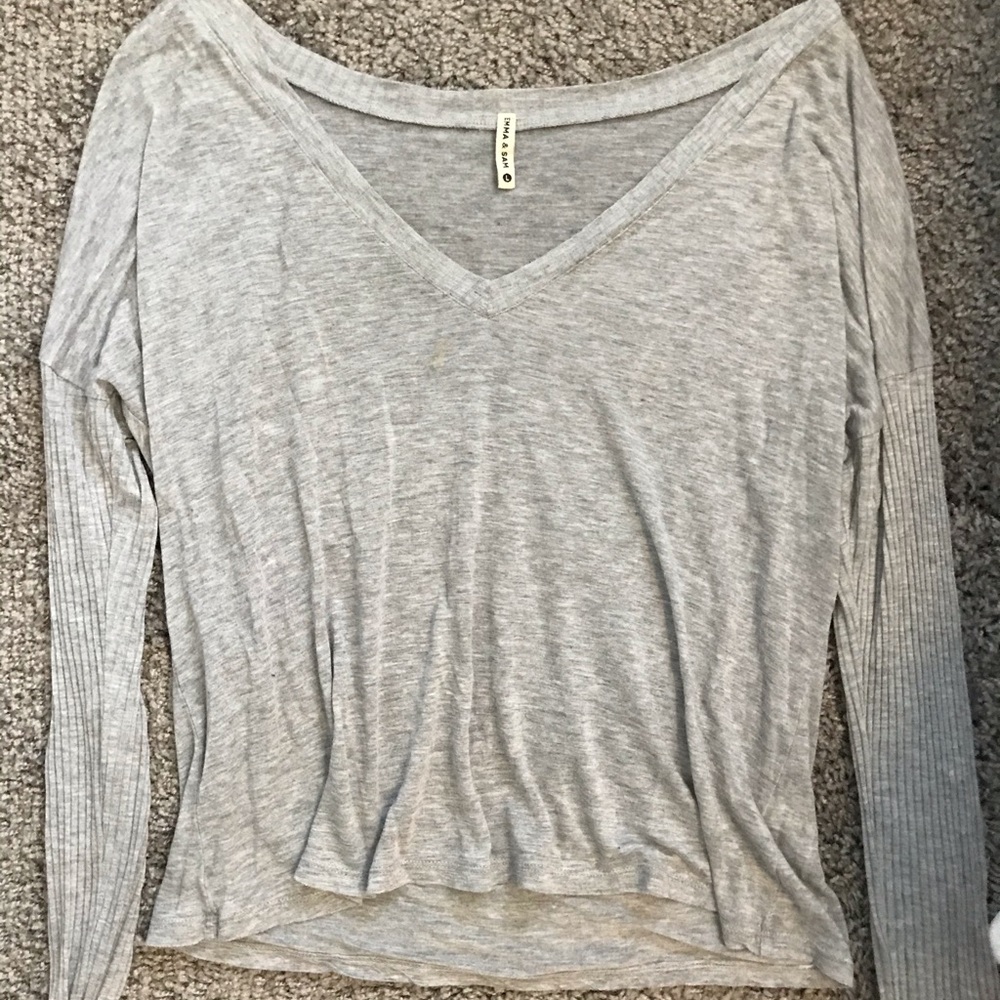 Lf Emma & sam gray long sleeve